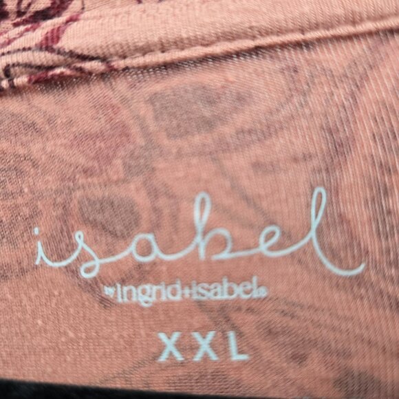 Isabel Maternity by Ingrid & Isabel Salmon Short-Sleeved V-Neck Maxi Dress XXL - Picture 4 of 9